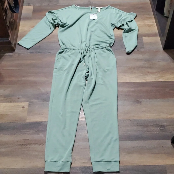 Matilda jane resting day sage green romper one piece lounge suit NWT - Picture 4 of 7